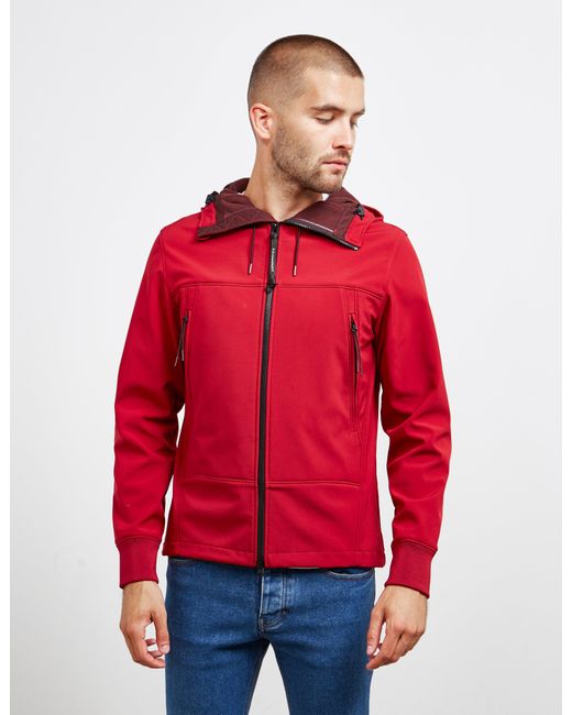 cp company red soft shell