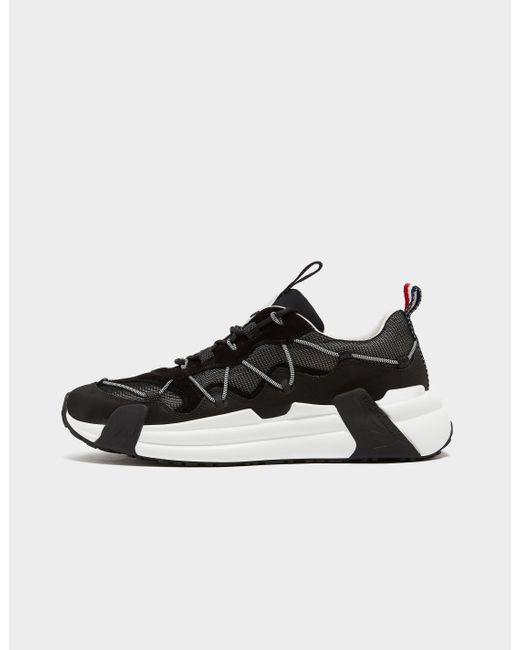 Moncler Lace Compassor Runners Trainers in Black for Men | Lyst UK