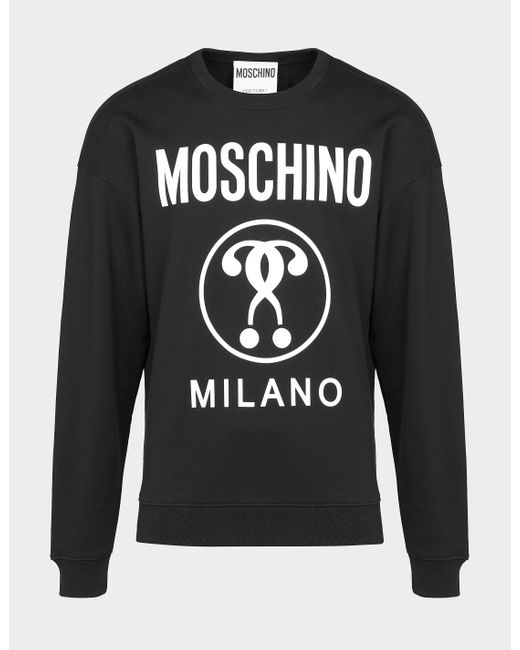 MOSCHINO Black/White Milano T-Shirt 
