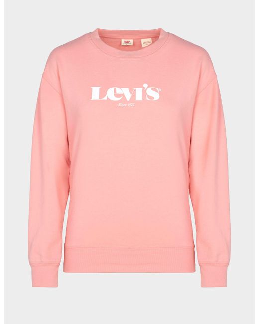 pink levis sweatshirt