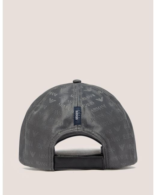 armani jeans nylon print cap