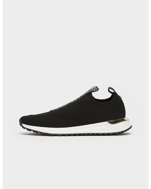 michael kors black slip on trainers