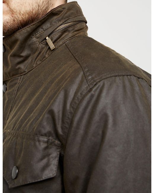 Barbour Cotton Mens Sapper Wax Lightweight Jacket - Online Exclusive Dark  Olive in Green for Men | Lyst