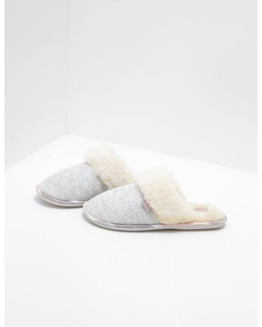 cotton mule slippers