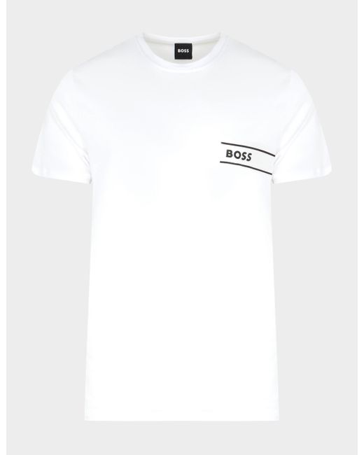 BOSS by HUGO BOSS Rn24 T-shirt in White for Men | Lyst