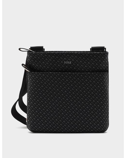 BOSS by HUGO BOSS Byron Crossbody Bag in Black for Men Lyst UK