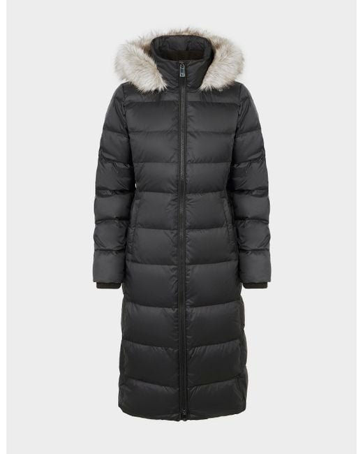 Tommy Hilfiger Tyra Down Maxi Jacket in Black | Lyst