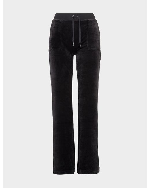 Juicy Couture Del Ray Pocket joggers in Black | Lyst