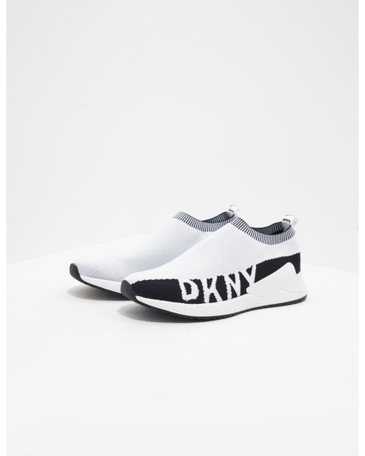 DKNY Rini Sock Trainers White | Lyst