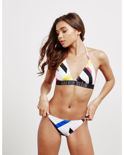 calvin klein white bikini bottoms