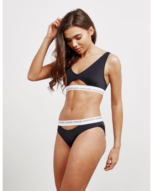 calvin klein black bikini