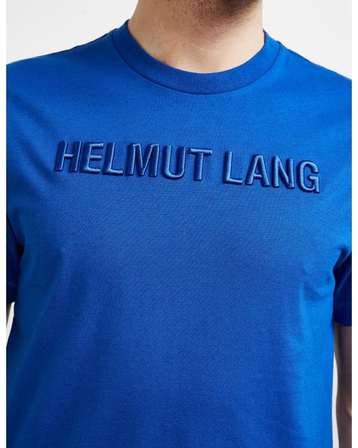 royal blue helmut lang shirt