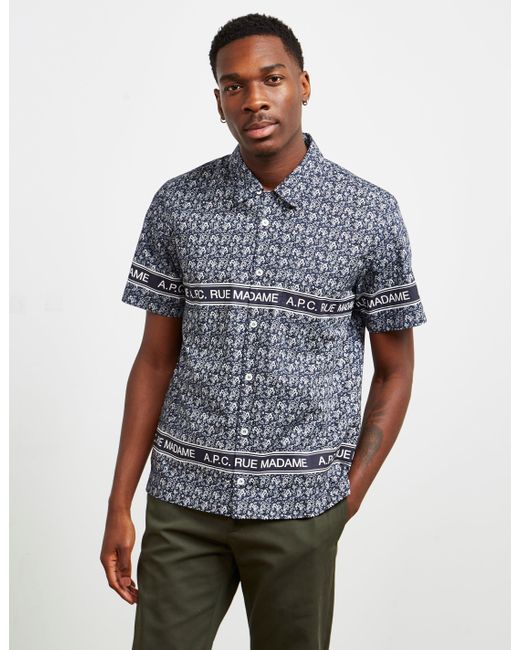 A.P.C. Cotton Paisley Short Sleeve 