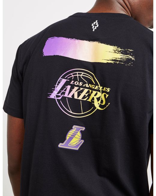 lakers t shirt black