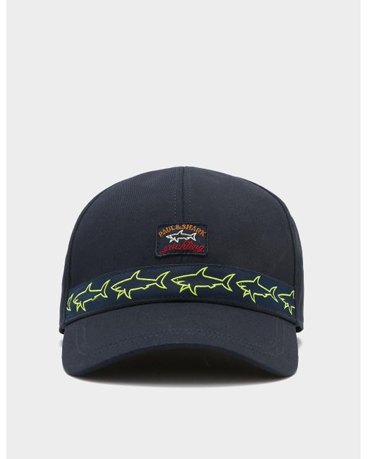 paul and shark cap navy