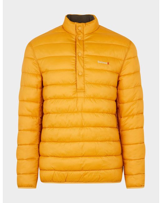 Barbour Baffle Overhead Jacket in Orange (Yellow) for Men | Lyst UK