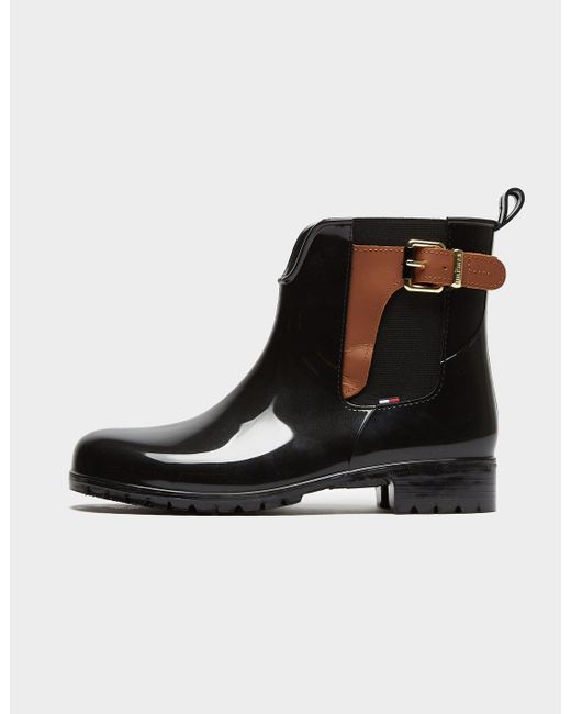 Tommy Hilfiger Synthetic Oxley Rain Boots in Black - Lyst