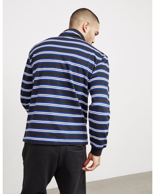 adidas Originals Mens St. Peter Half Zip Sweatshirt Black/blue/white for  Men | Lyst