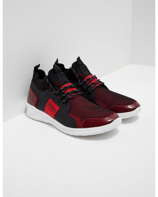boss red trainers