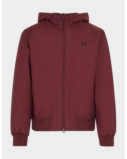 Fred Perry F Perry Brentham Padded Jacket in Red for Men | Lyst