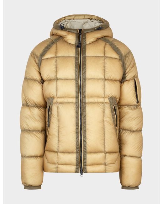 C.P. Company Dd Shell Down Puffer Jacket in Natural for Men | Lyst