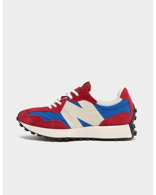 New Balance Suede 327 Trainers Multi in Blue/Red (Blue) for Men | Lyst UK