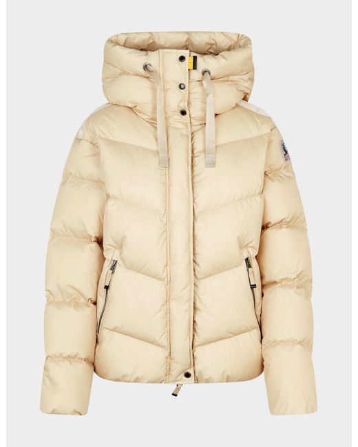 Parajumpers Synthetic Verna Short Puffer Jacket White in Cream (Natural ...