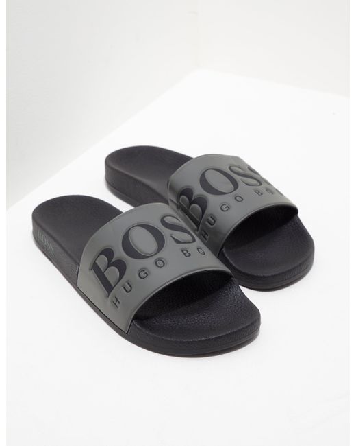 BOSS by HUGO BOSS Solar Slides - Exclusively To Tessuti Olive/black for Men  | Lyst Canada