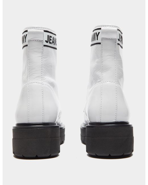 tommy hilfiger striped cuff boots