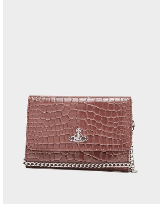 Vivienne Westwood Johana Crossbody Wallet in Brown Lyst UK