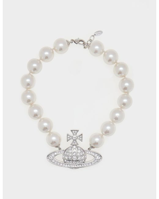 Vivienne Westwood Neysa Pendant Pearl Choker Multi in White Lyst UK