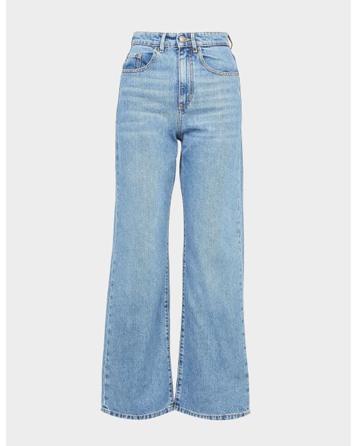 BOSS by HUGO BOSS 1.2 Modern Flare Denim Jeans in Blue | Lyst Australia