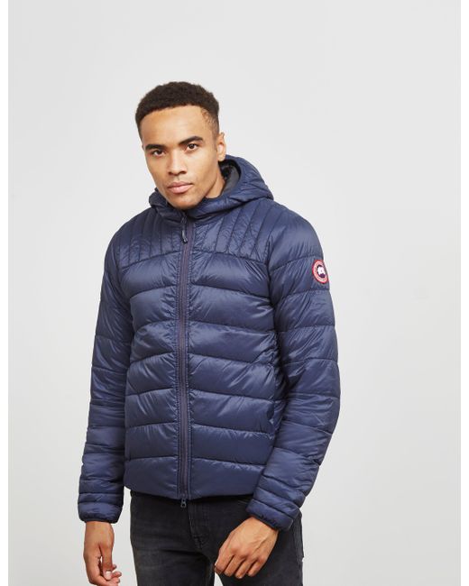 Canada Goose Goose Mens Brookvale Padded Hooded Jacket Navy Blue for Men |  Lyst Canada