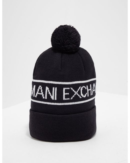 armani exchange beanie