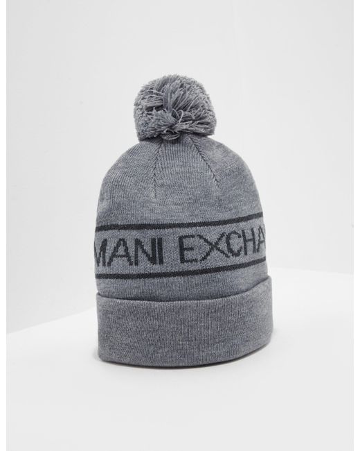 armani exchange beanie