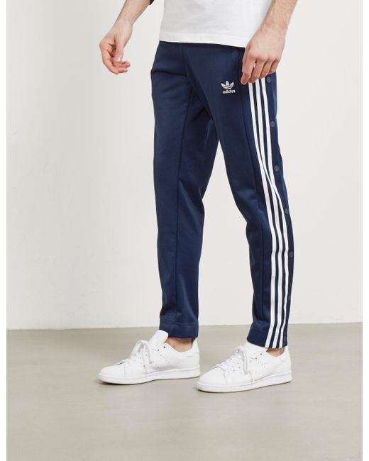 adidas Originals Cotton Mens Adibreak Snap Track Pants Navy Blue for Men |  Lyst