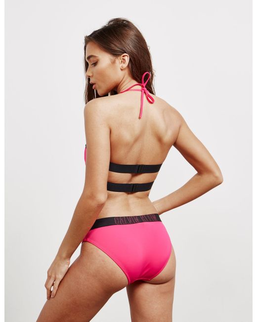 calvin klein pink swimsuit