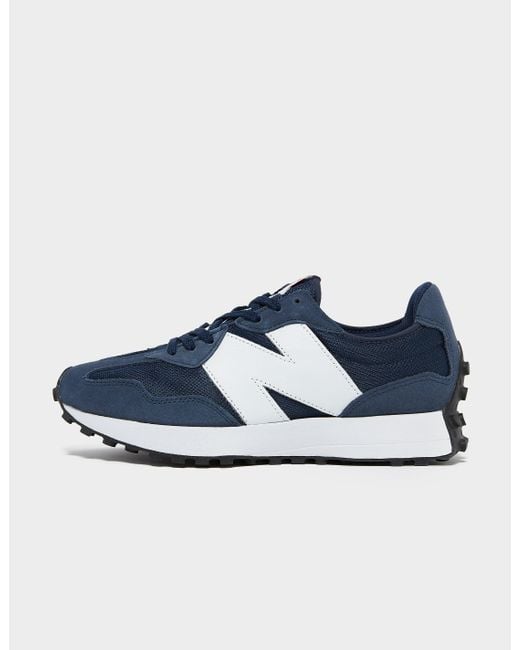 New Balance Suede 327 Trainers Multi in Navy/White (Blue) for Men ...
