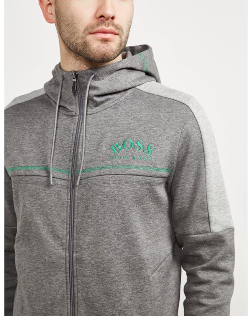 hugo boss saggy hoodie grey