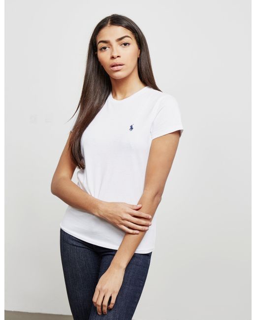 ralph lauren women's white t shirt