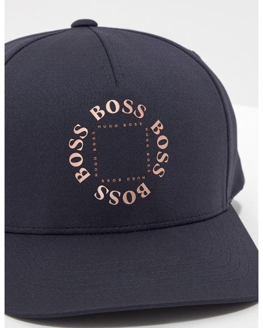 BOSS by HUGO BOSS Canvas Cap Circle in 