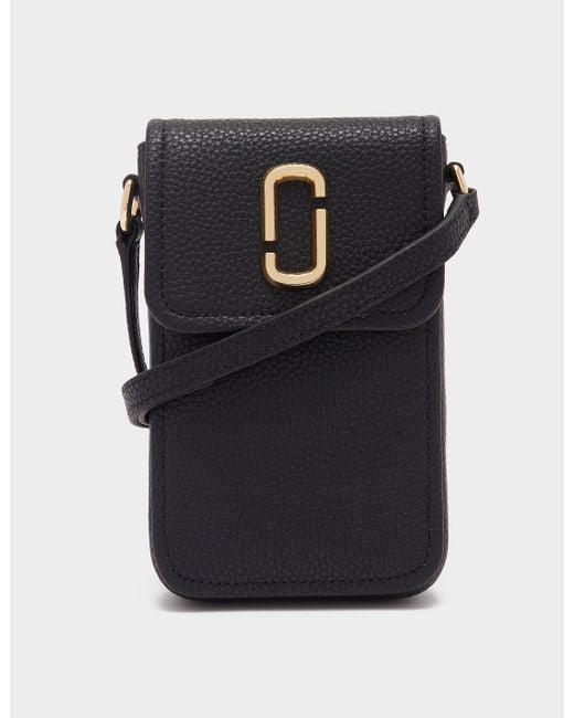Marc Jacobs Leather Phone Crossbody Bag in Black Lyst Canada