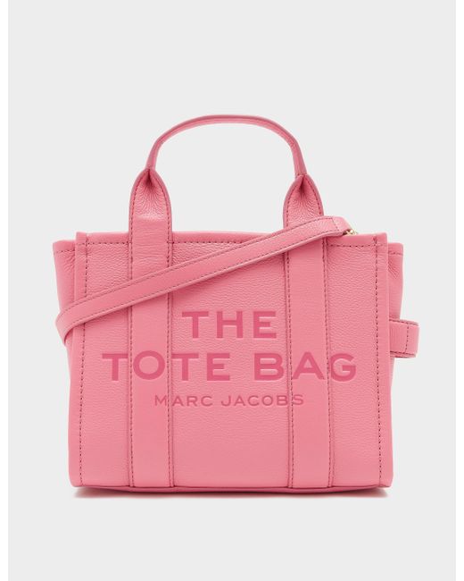 Marc Jacobs The Mini Leather Tote Bag in Pink | Lyst Canada