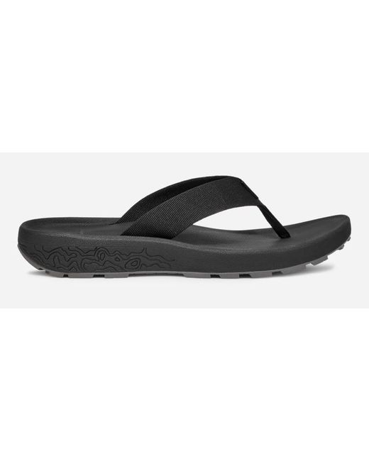 Teva Black Hydratrek Flip Sandals for men