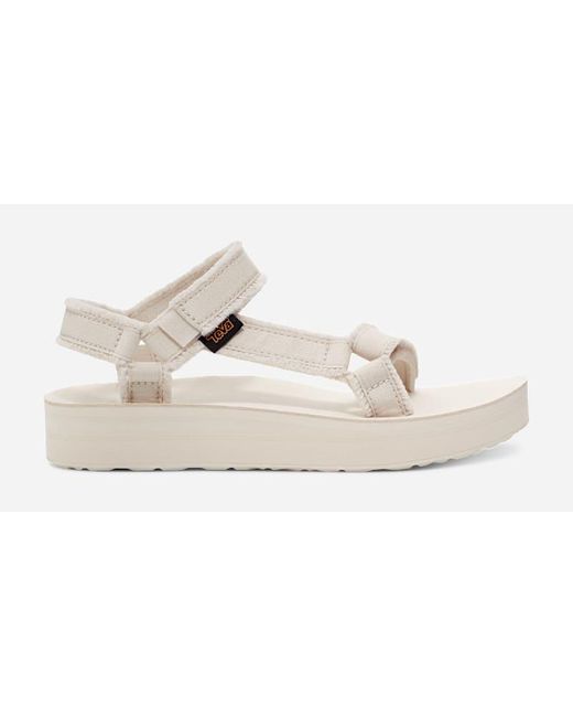 Teva Black Midform Universal Canvas Sandals