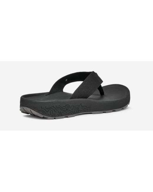 Teva Black Hydratrek Flip Sandals for men
