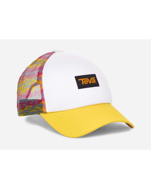 Teva Yellow 00's Trucker Hat
