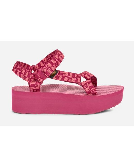 Teva Pink Flatform Universal Sandals