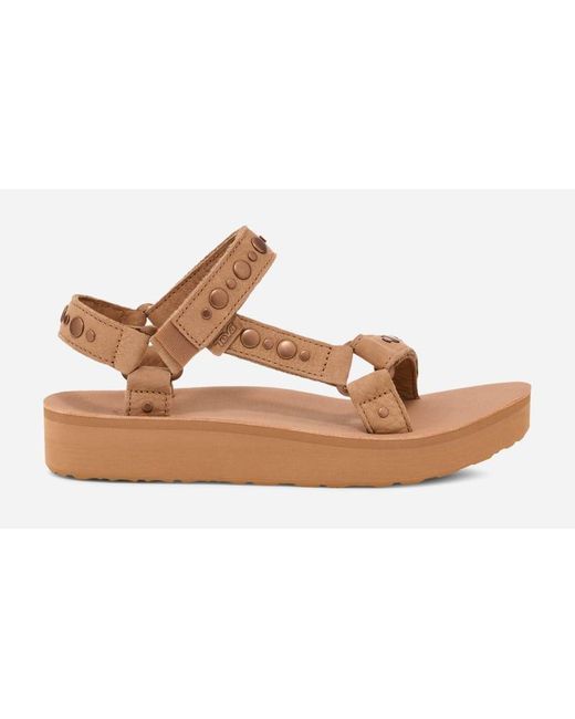 Teva Black Midform Universal Studded Sandals
