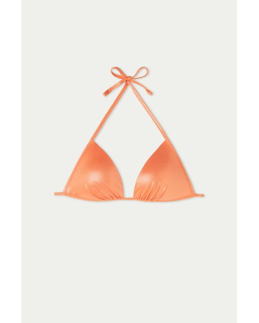 Bikini Triangolo Imbottito Arriccio Shiny di Tezenis | Lyst